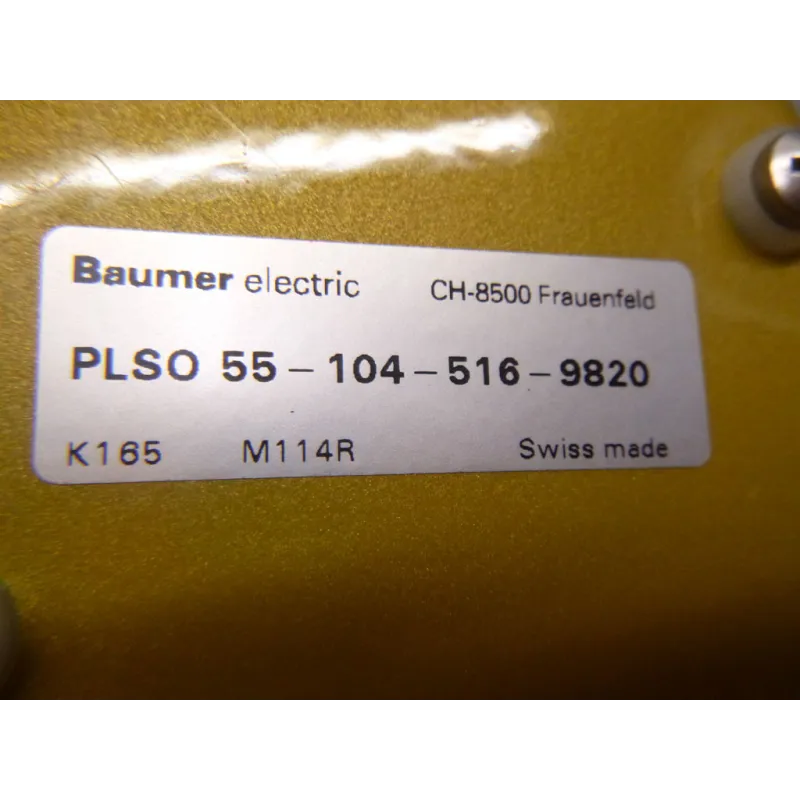 BAUMER ELECTRIC PLSO55-104-516-9820 - REI Industry