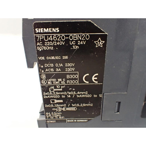 SIEMENS 7PU4620-0BN20