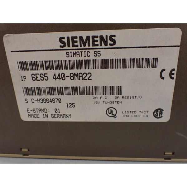 SIEMENS 6ES5440-8MA22