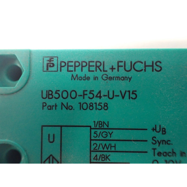 PEPPERL+FUCHS UB500-F54-U-V15