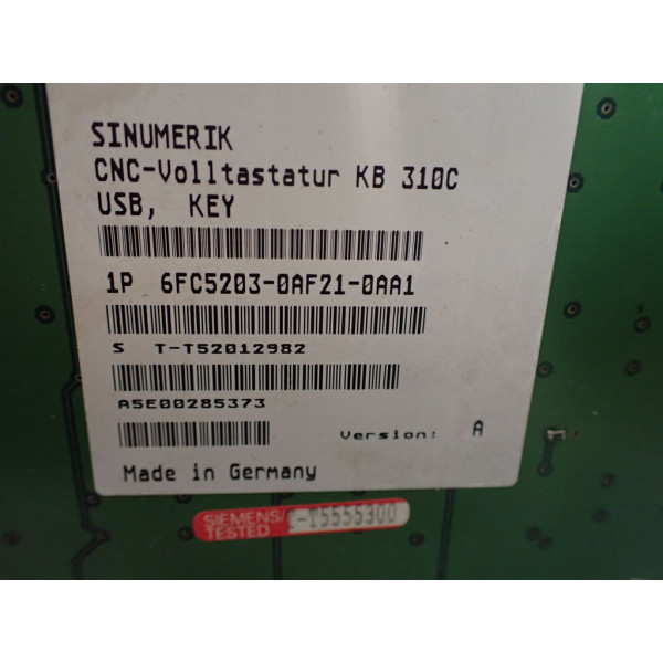 SIEMENS 6FC5203-0AF21-0AA1