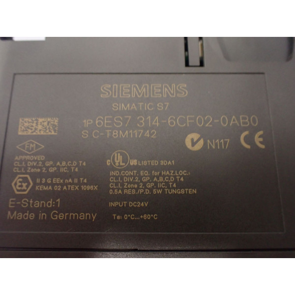 SIEMENS 6ES7314-6CF02-0AB0