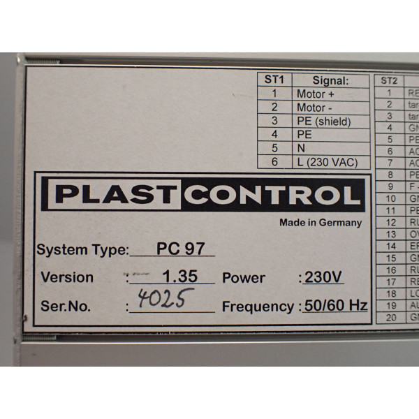 PLAST CONTROL PC97