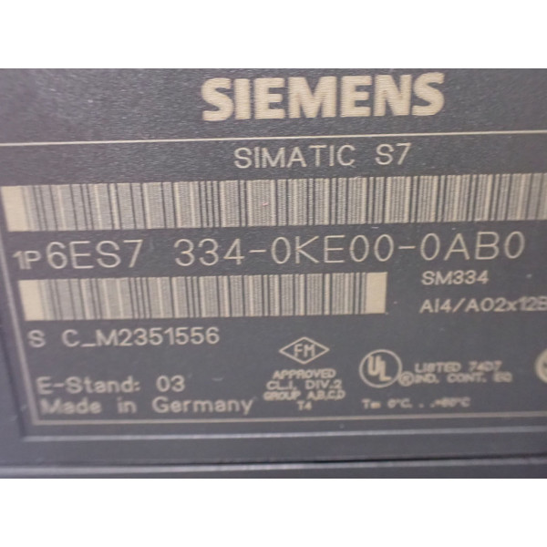 SIEMENS  6ES7334-0KE00-0AB0