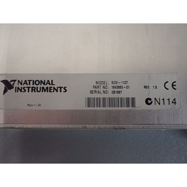 NATIONAL INSTRUMENTS 184366E01