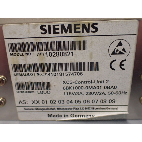 SIEMENS 6BK1000-0MA01-0BA0