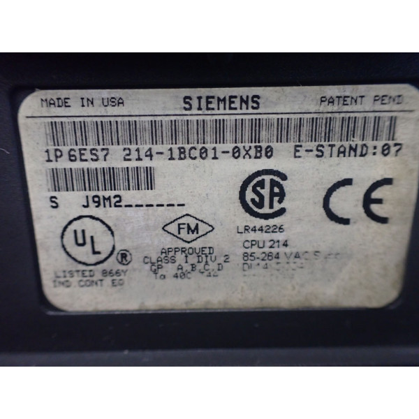 SIEMENS  6ES7214-1BC01-0XB0