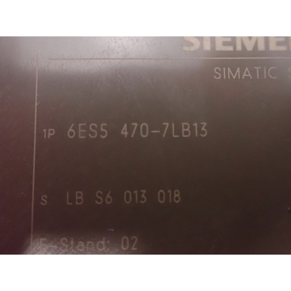 SIEMENS 6ES5470-7LB13