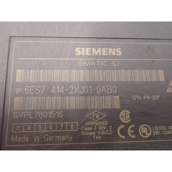 SIEMENS 6ES7414-2XJ01-0AB0