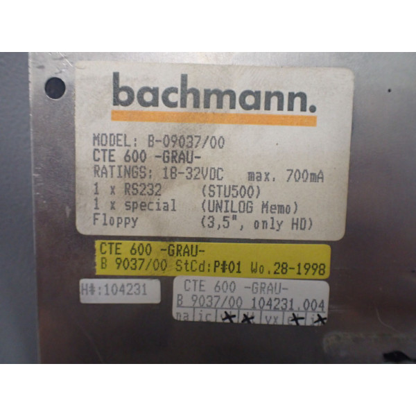 BACHMANN B-09037/00