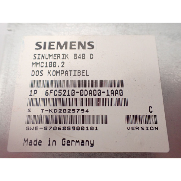 SIEMENS 6FC5210-0DA00-1AA0