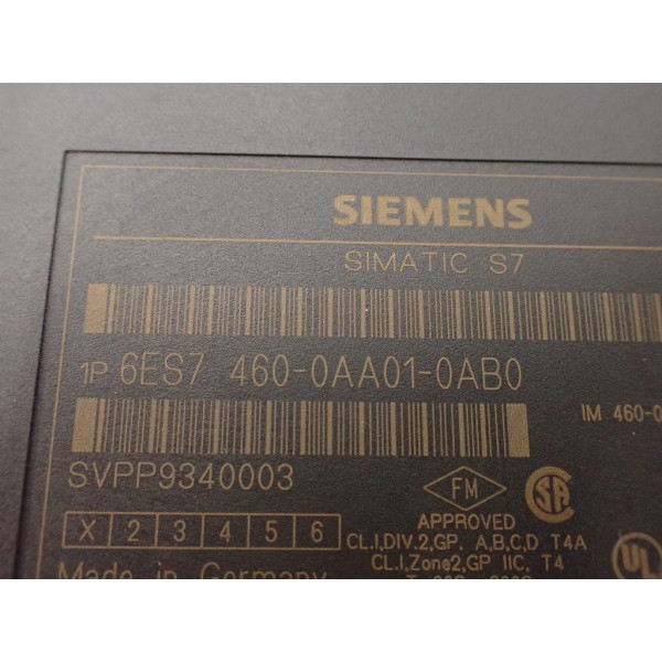 SIEMENS 6ES7460-0AA01-0AB0