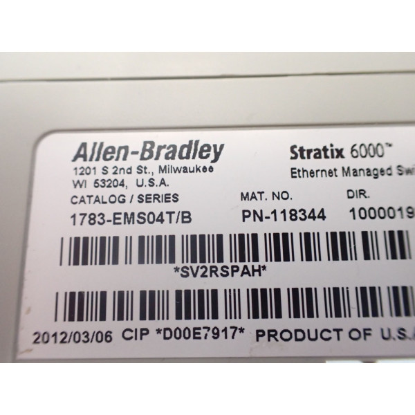 ALLEN-BRADLEY 1783-EMS04T/B