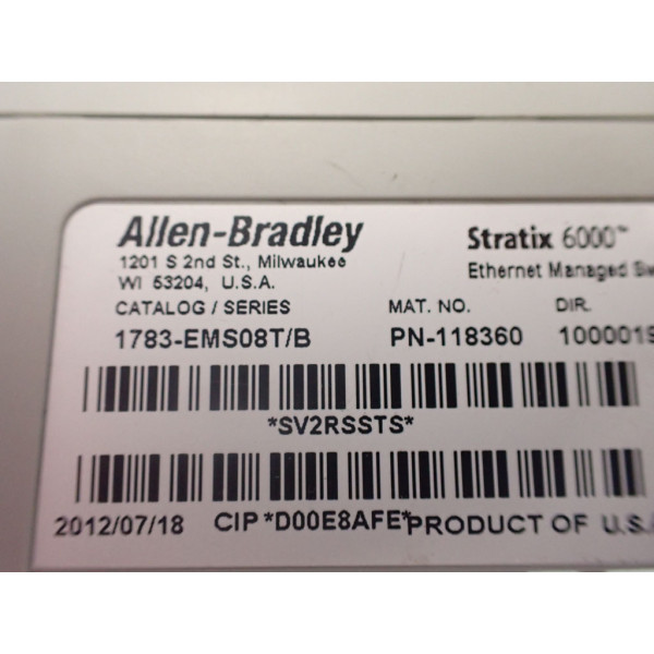 ALLEN-BRADLEY 1783-EMS08T/B