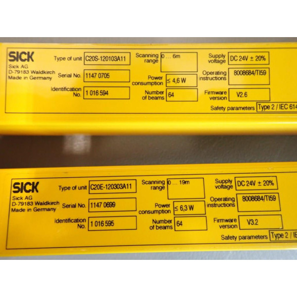 SICK  C20S-120103A11+C20E-120303A11