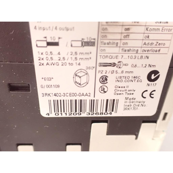 SIEMENS  3RK1402-3CE00-0AA2