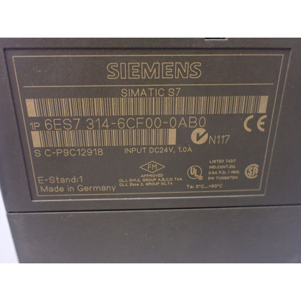 SIEMENS 6ES7314-6CF00-0AB0