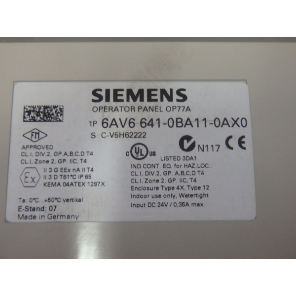 SIEMENS 6AV6641-0BA11-0AX0