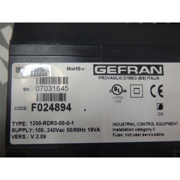 GEFRAN 1200-RDR0-00-0-1