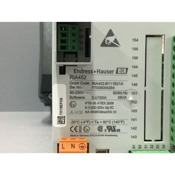 ENDRESS HAUSER  RIA452-B111B21A