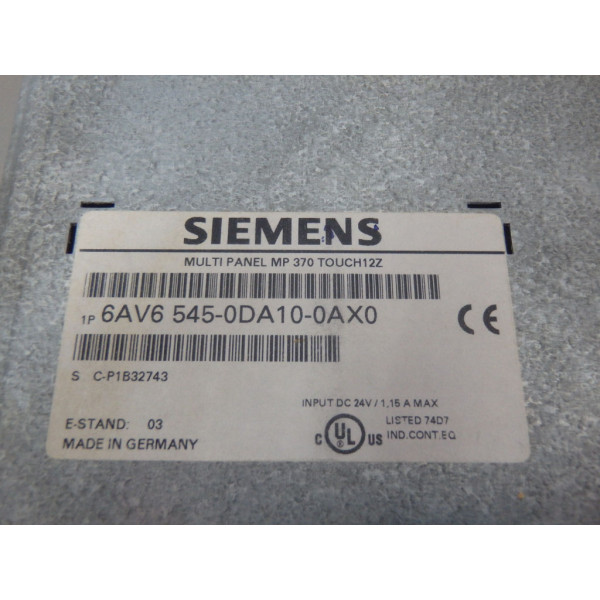 SIEMENS 6AV6545-0DA10-0AX0