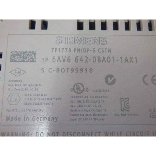 SIEMENS 6AV6642-0BA01-1AX1