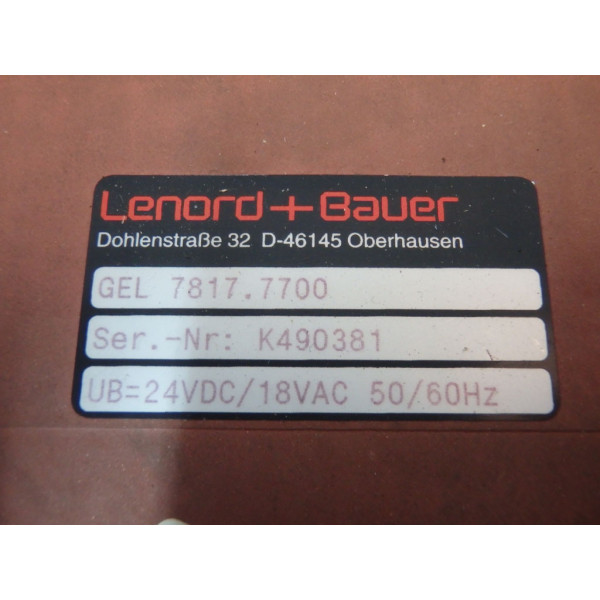 LENORD BAUER GEL7817-7700