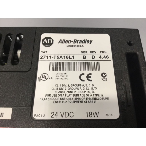 ALLEN-BRADLEY 2711-T5A16L1