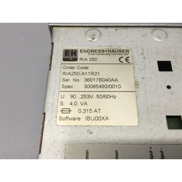 ENDRESS HAUSER  RIA250-A11R21