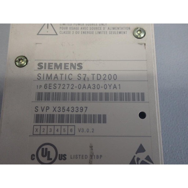 SIEMENS 6ES7272-0AA30-0YA1