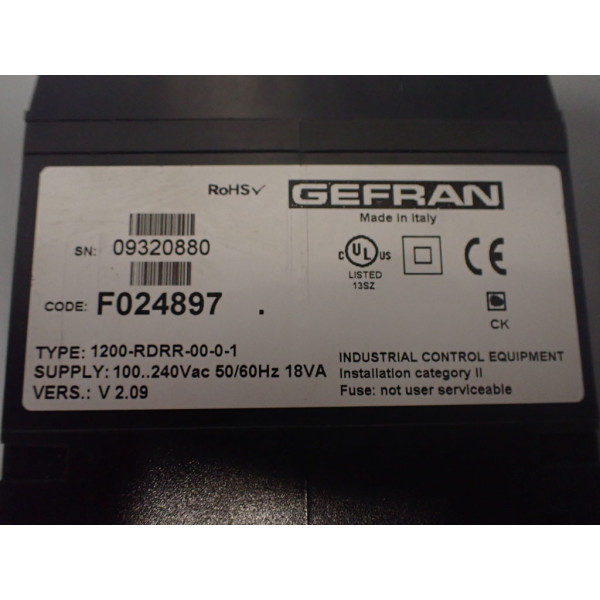 GEFRAN 1200-RDRR-00-0-1