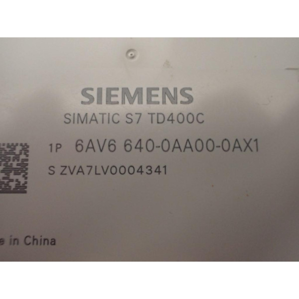 SIEMENS 6AV6640-0AA00-0AX1