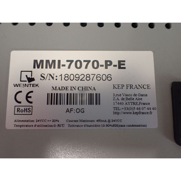KEP FRANCE MMI-7070-P-E