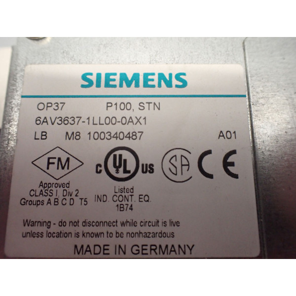 SIEMENS 6AV3637-1LL00-0AX1