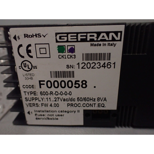 GEFRAN 600-R-D-0-0-0