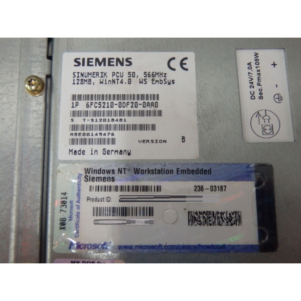 SIEMENS 6FC5210-0DF20-0AA0