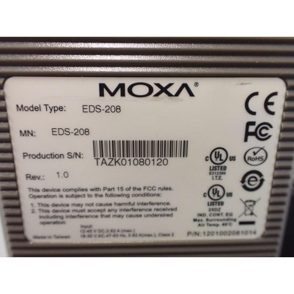 MOXA EDS-208