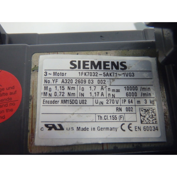 SIEMENS 1FK7032-5AK71-1VG3