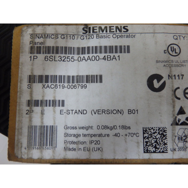 SIEMENS 6SL3255-0AA00-4BA1