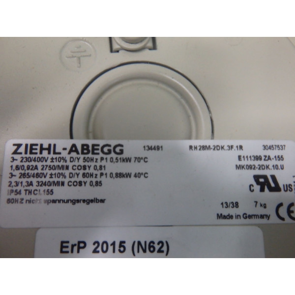ZIEHL-ABEGG RH28M-2DK-3F-1R