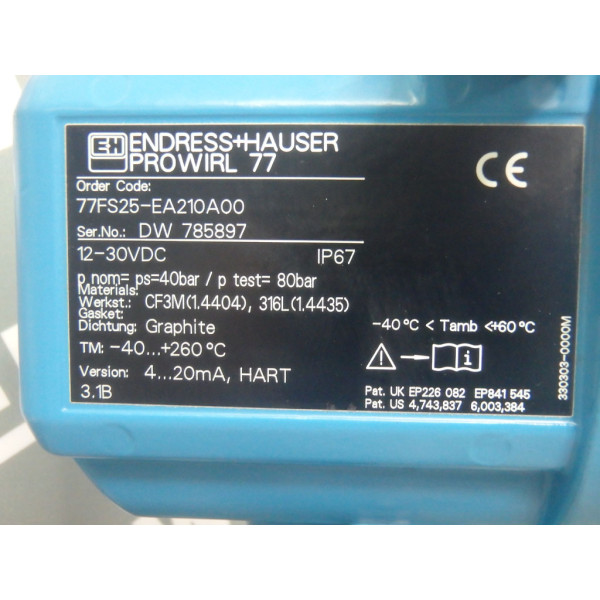 ENDRESS+HAUSER 77FS25-EA210A00