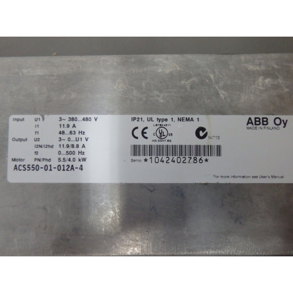 ABB ACS550-01-012A-4