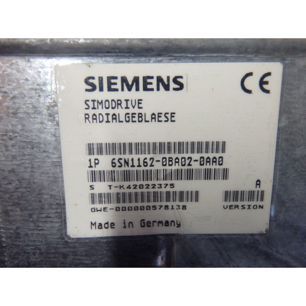 SIEMENS 6SN1162-0BA02-0AA0