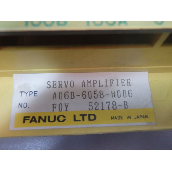 FANUC A06B-6058-H006