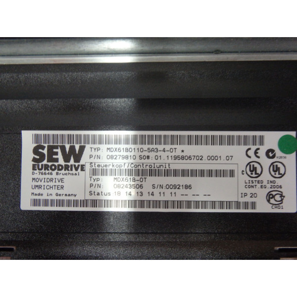 SEW-EURODRIVE MDX61B0110-5A3-4-0T