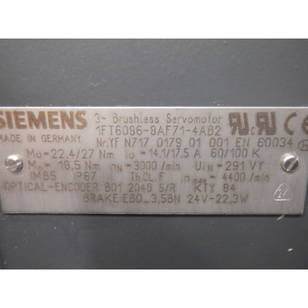 SIEMENS 1FT6086-8AF71-4AB2