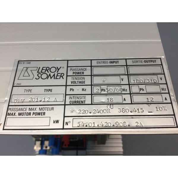 LEROY SOMER  DLV201.12A