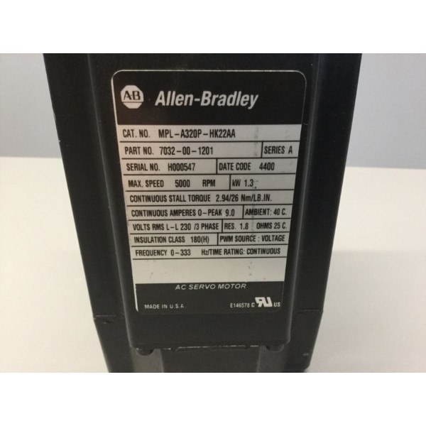 ALLEN-BRADLEY MPL-A320P-HK22AA