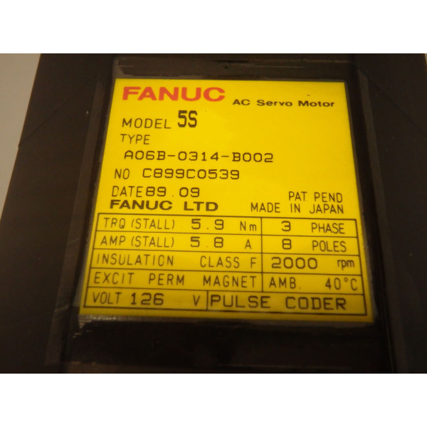 FANUC A06B-0314-B002