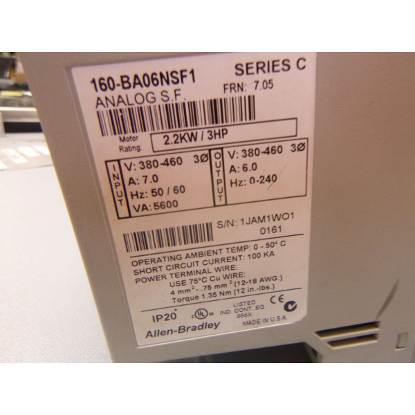 ALLEN-BRADLEY 160-BA06NSF1